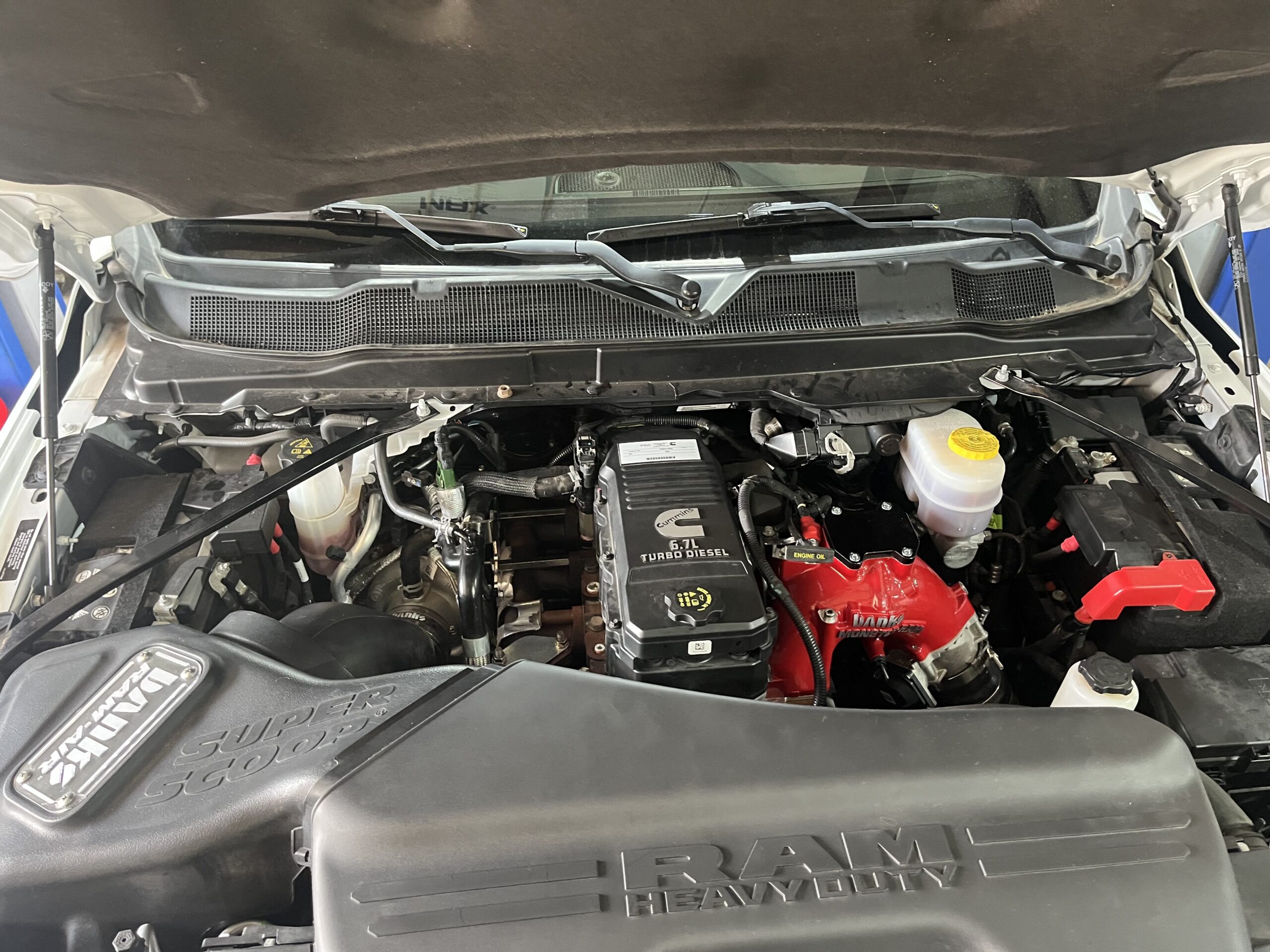 Oil change service at Arkansas Diesel and Auto Repair shop